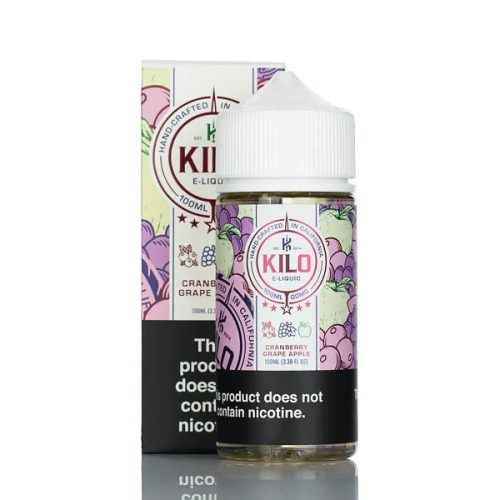 Kilo E-Liquids - No Nicotine Vape Juice - 100ml