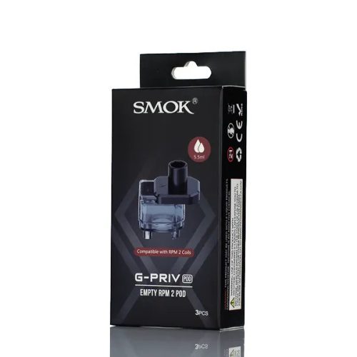 SMOK G-PRIV Pod Empty 5.5ml Replacement Pods - 3 Pack