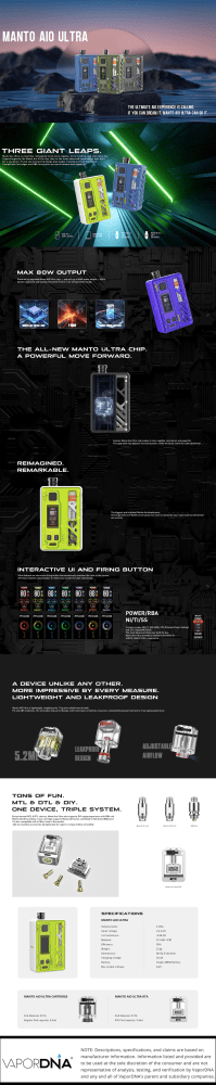 Rincoe Manto AIO Infographic