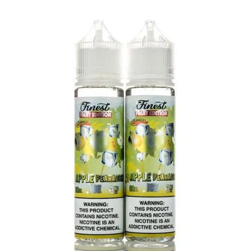 finest e liquid e liquid finest e liquid apple pearadise ice twin pack 120ml 8762260619323