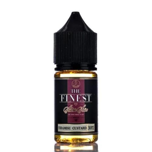 finest e liquid nicotine salt e liquid finest e liquid salt nic series tiramisu custard 30ml 8323651502139