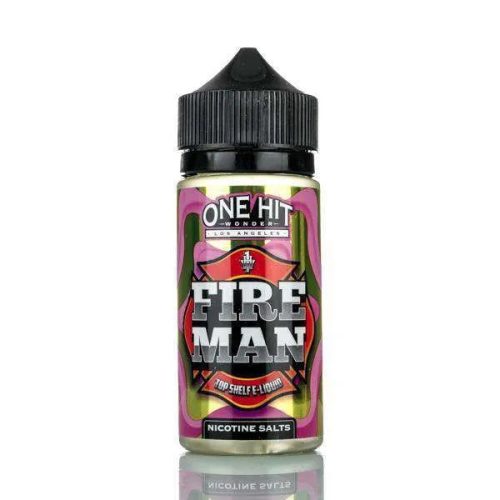 one hit wonder e liquid e liquid one hit wonder fire man 100ml 6615210393659