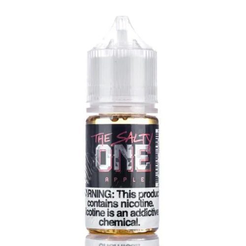 the one e liquid nicotine salt e liquid the salty one apple 30ml 8324511891515