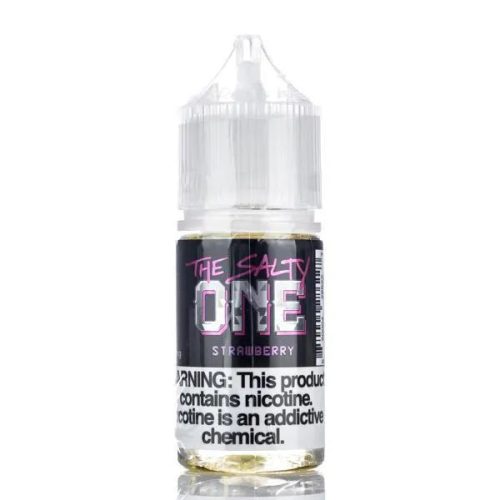 the one e liquid nicotine salt e liquid the salty one strawberry 30ml 8324442783803