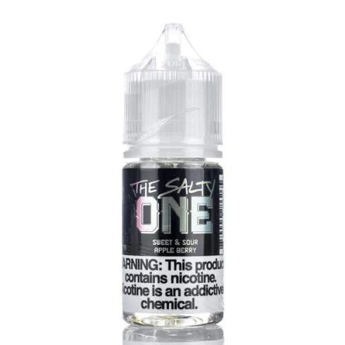 the one e liquid nicotine salt e liquid the salty one sweet and sour apple berry 30ml 8324538957883